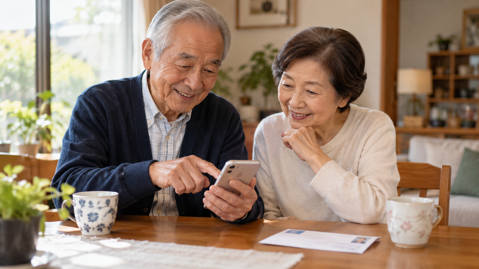 ご夫婦で高齢者講習の予約をする様子