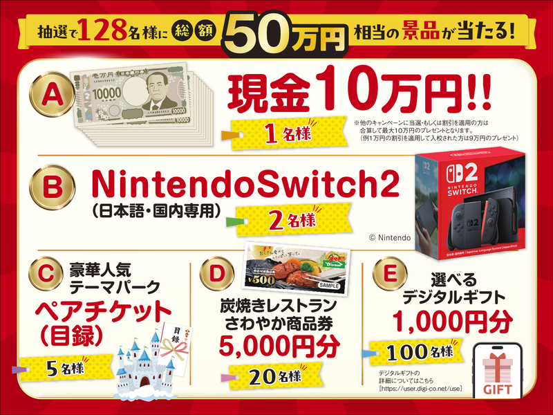 オータムドリームフェア2026 景品一覧